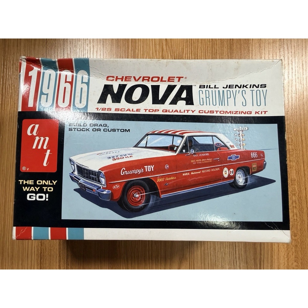 AMT 1/25 1966 Chevrolet Nova Bill Jenkins Grumpy's Toy Assembled Model Kit